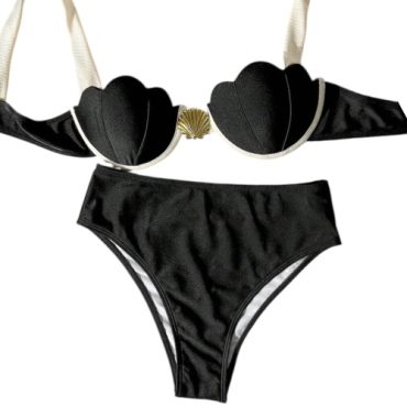 Traje de Baño Copa Sirena Negro