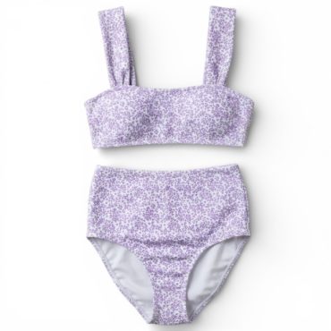 Traje de Baño Lila Panty Alta