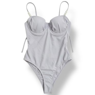 Traje de Baño Entero Gris