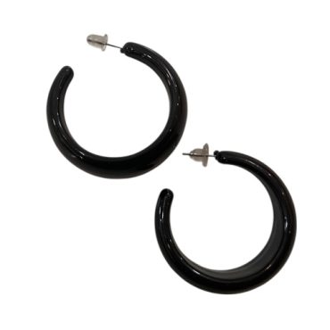 Argollas Negras Grandes