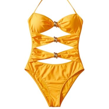 Traje de Baño Entero Amarillo