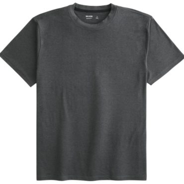 Franela Hollister Gris Relaxed Fit