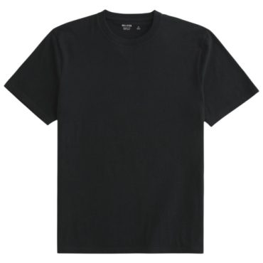 Franela Hollister Negra Classic Fit