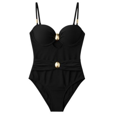 Traje de Baño Entero Negro