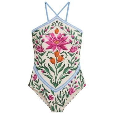 Traje de Baño Entero Estampado