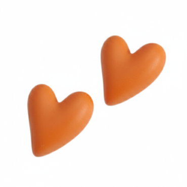 Zarcillos Corazón Naranja