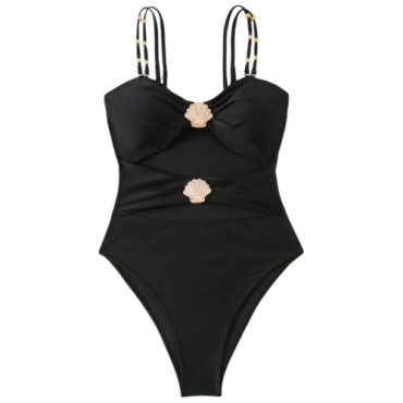 Traje de Baño Entero Negro