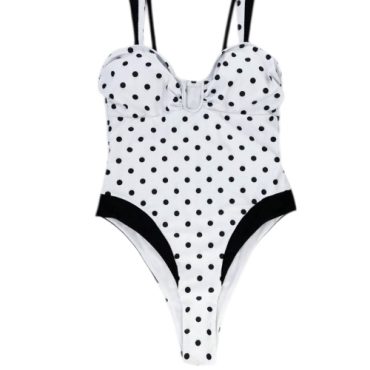 Traje de Baño Entero Lunares