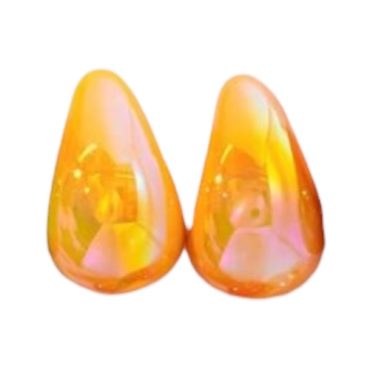 Zarcillos Gotas Amarillo Tornasol