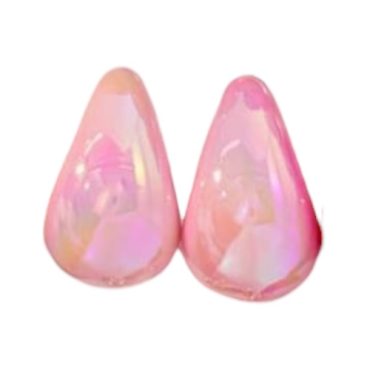 Zarcillos Gotas Rosa Tornasol