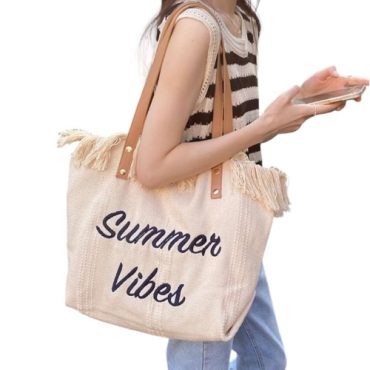 Bolso Beige Playero