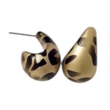Zarcillos Gota Estampado