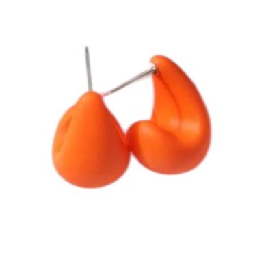 Zarcillos Gota Naranja