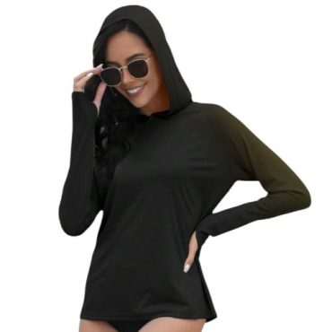 Sudadera Negra con Capucha