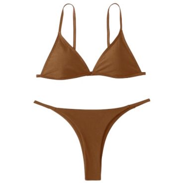 Traje de baño camel