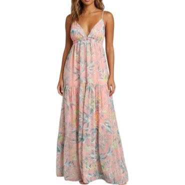 Vestido Rosado Estampado