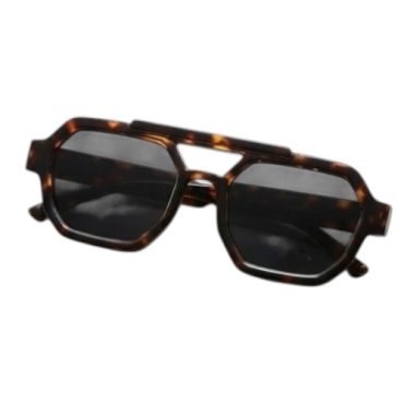 Lentes Negros Borde Carey