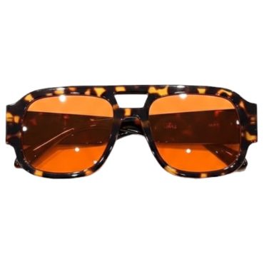 Lentes Naranja Borde Carey