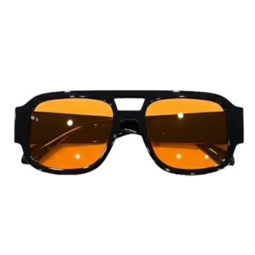 Lentes Naranja Borde Negro