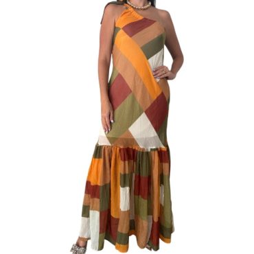 Vestido Largo Estampado