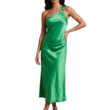 Vestido de Seda Verde