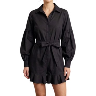 Braga Negra Manga Larga