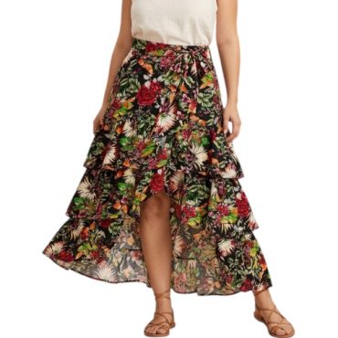 Falda Larga Estampada
