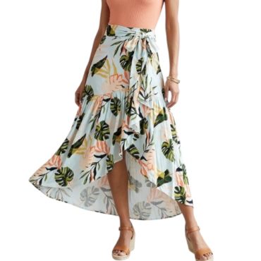 Falda Larga Estampada