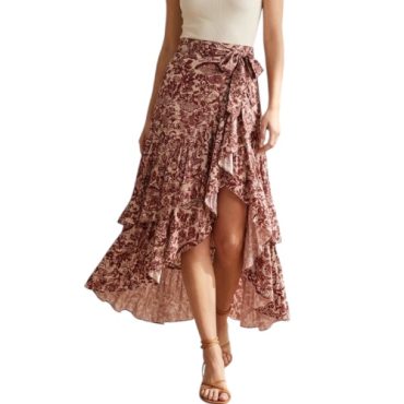 Falda Larga Estampada