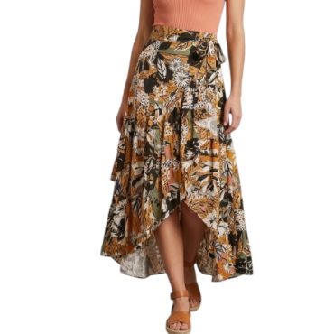 Falda Larga Estampada