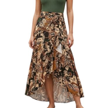 Falda Larga Estampada