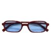 Lentes Vinotinto Cristal Azul