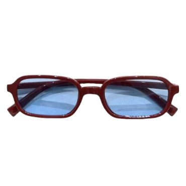 Lentes Vinotinto Cristal Azul