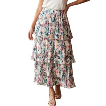 Falda Larga Estampada