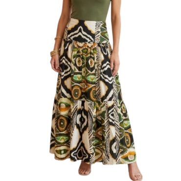 Falda Larga Estampada