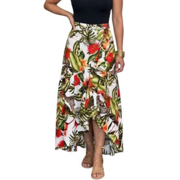 Falda Larga Estampada