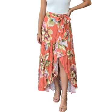 Falda Larga Estampada