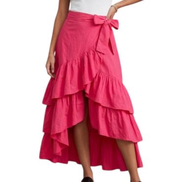 Falda Larga Fucsia