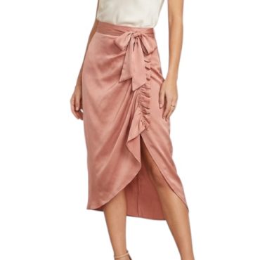 Falda Rosa de Seda