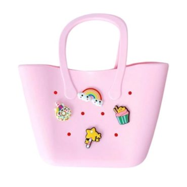 Cartera Silicon Rosada