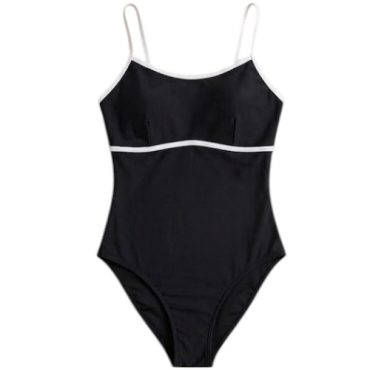 Traje de Baño Entero Negro