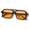 Lentes Naranja Borde Negro