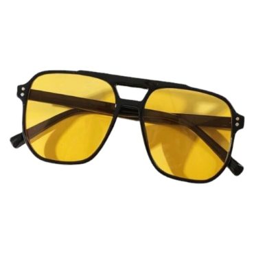 Lentes Amarillos Borde Negro