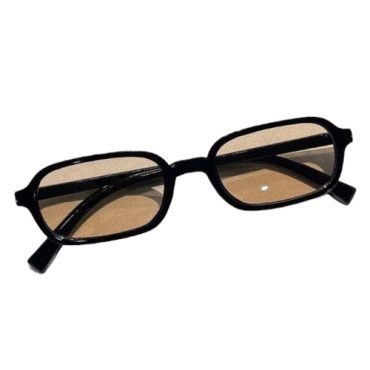 Lentes Marrón Borde Negro