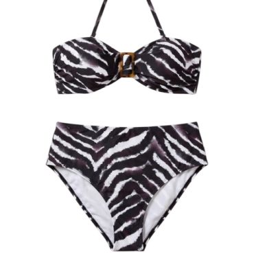 Traje de Baño Panty Alta Zebra