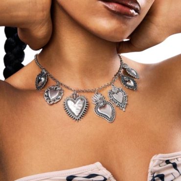 Collar Dijes Plateados