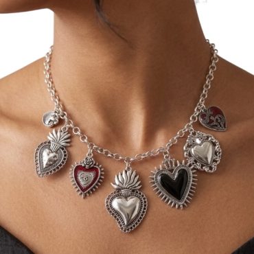 Collar Dijes Plateados