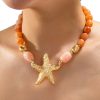 Collar Naranja Estrella