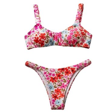 Traje de Baño estampado flores