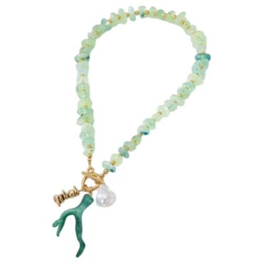 Collar Verde Coral